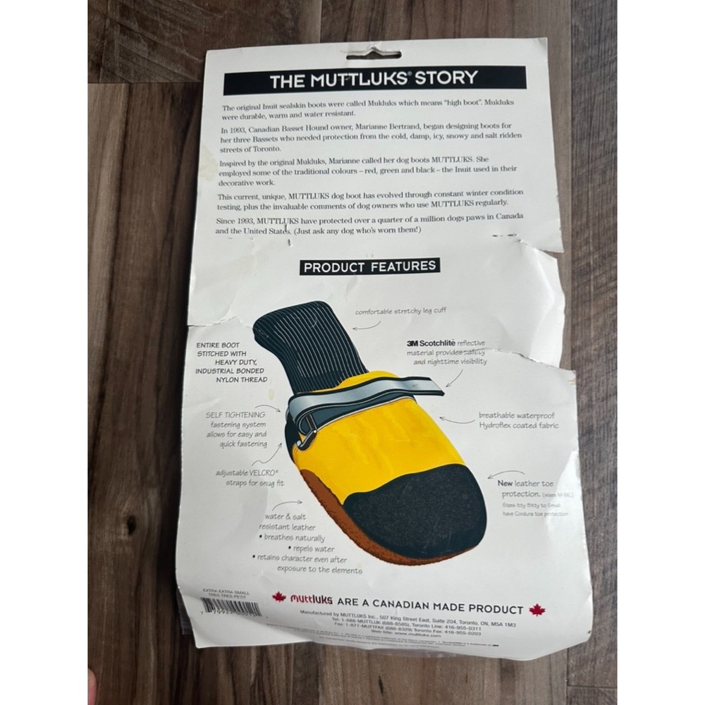NEW Muttluks All Weather Dog Boots | XXS